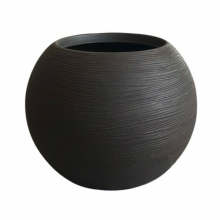 Vaso sfera rigata