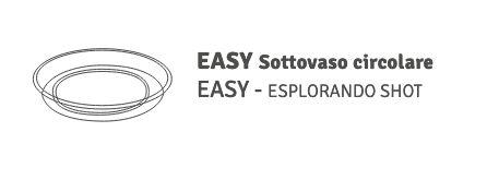 Sottovaso trasparente
