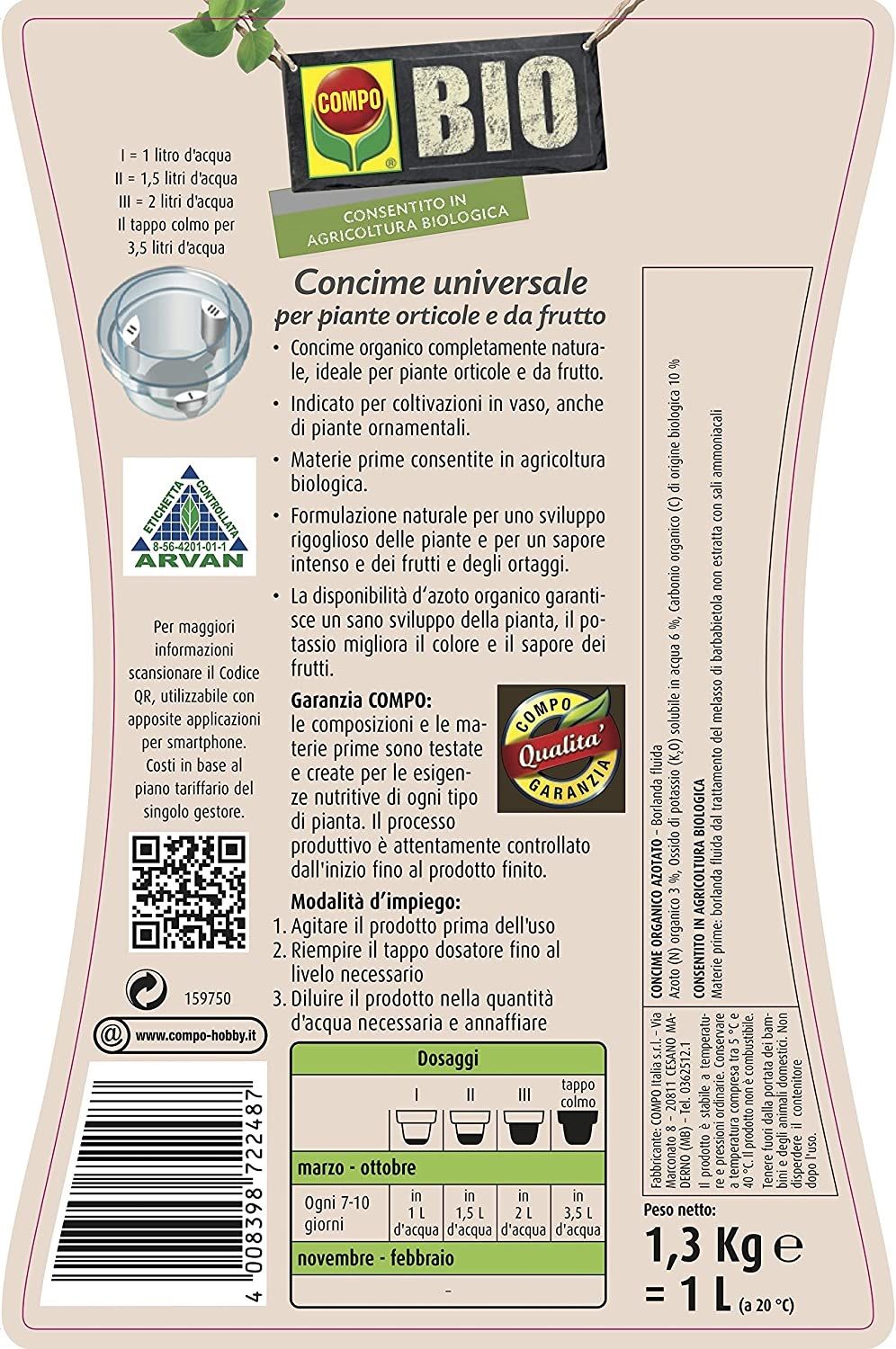 Concime Orto Frutta - Per frutti e ortaggi saporiti - immagine 3