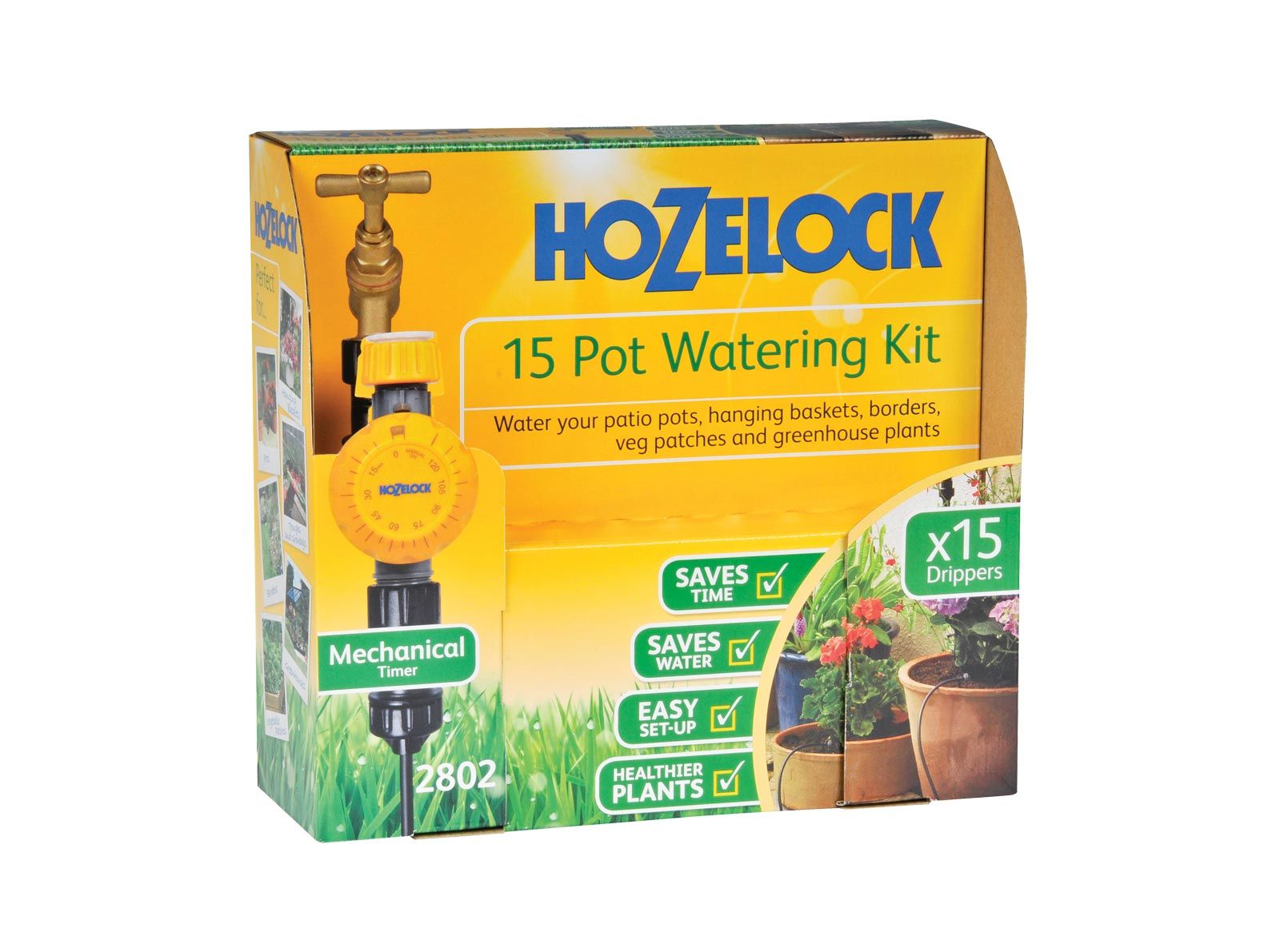 Hozelock Kit di Irrigazione 15 vasi