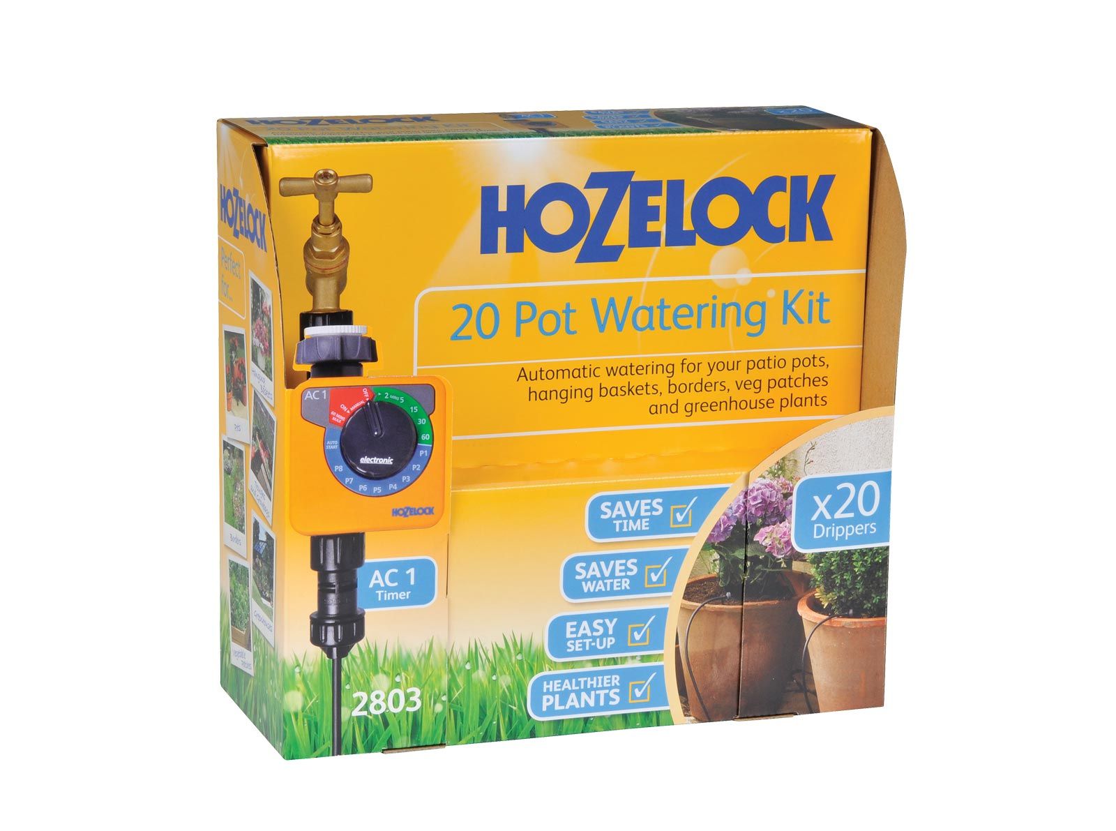 Hozelock Kit centralina irrigazione 20 vasi