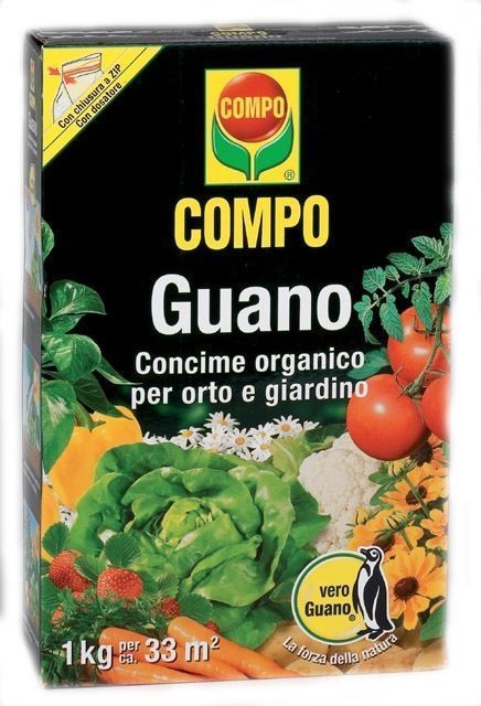 COMPO concime con guano - Concime organico per orto e giardino