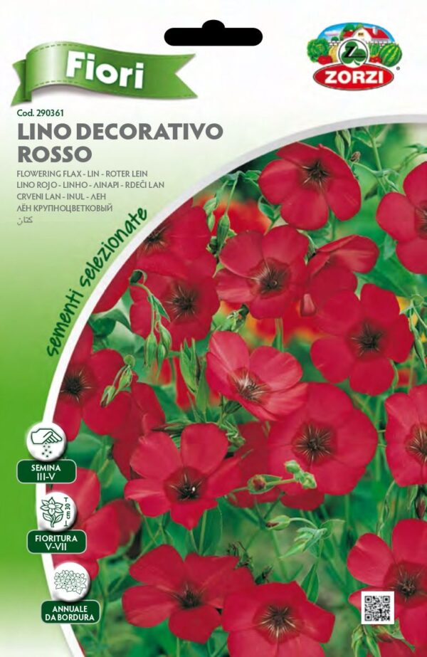 Lino Decorativo Rosso